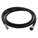 Ambassador Marine – Marine Hose- 6' Rubber PVC, 15/1 Metric-M + 1/2 in NPS-F Black – 130-0017-KP-R - Essenbay Marine