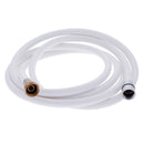 Ambassador Marine – Marine Hose- 10' Rubber for Deck Sprayer w/ 1/2 in Adaptor White – 130-0029-WH-R - Essenbay Marine