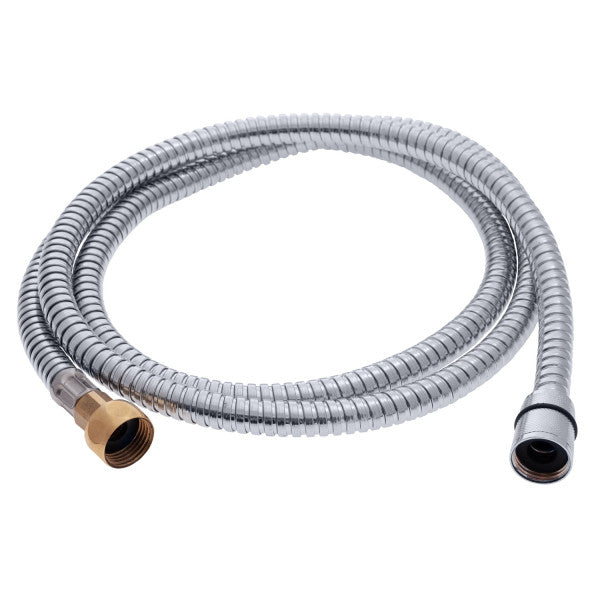 Ambassador Marine – Marine Hose- 6' Stainless Steel for Deck Sprayer w/ 1/2 in Adaptor – 130-0032-SS-R