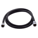 Ambassador Marine – Marine Hose- 6' Rubber PVC, 1/2 in NPS-F + 1/2 in NPS-F Black – 130-0033-KP-R - Essenbay Marine