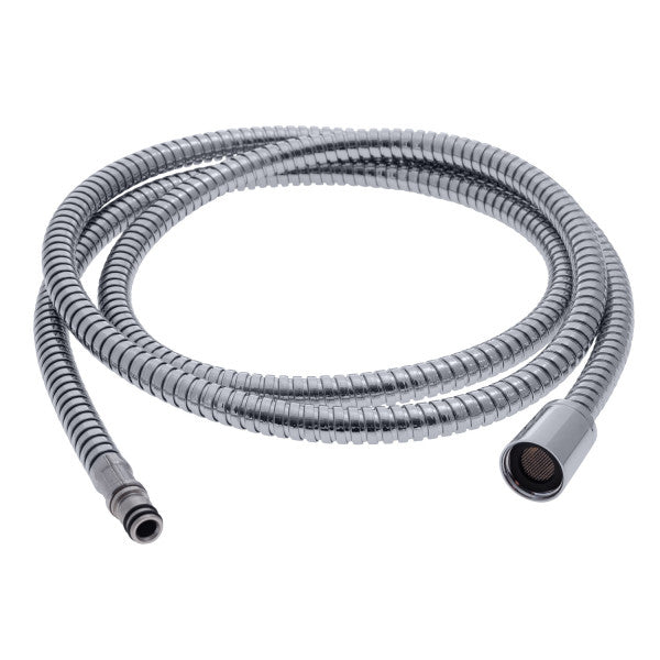 Ambassador Marine – Marine Hose- 6' Stainless Steel for Pull-Out with Quick-Connect – 130-0044-SS-R
