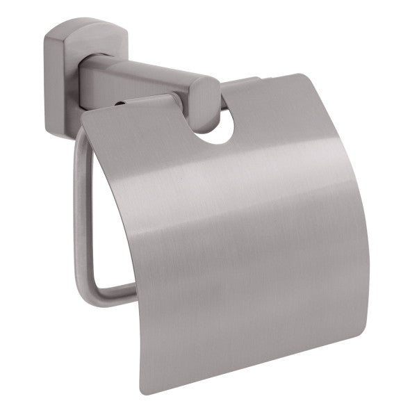 Ambassador Marine – Miah- Single Post Toilet Paper. Holder w/Lid Brushed Nickel – 130-1801-NP