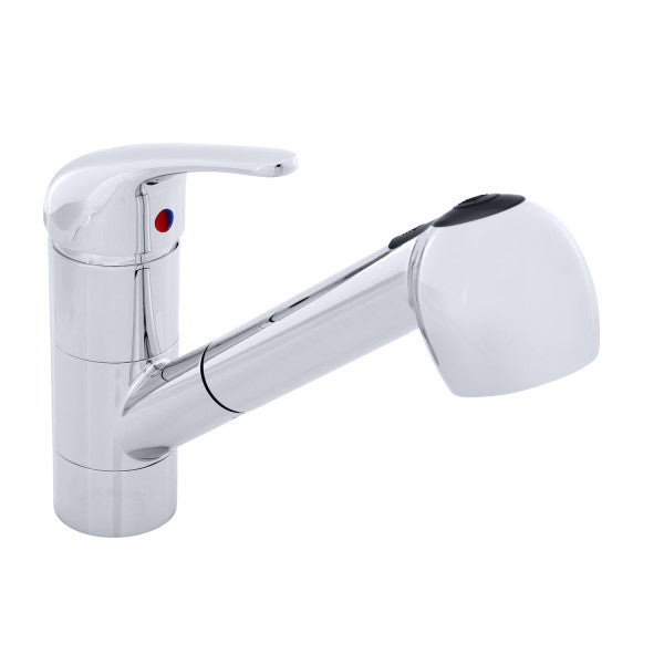 Ambassador Marine – Universal/Pacifica- Pull-Out Galley Faucet for Marine and RV Sinks Chrome – 132-0003-CP