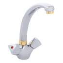 Ambassador Marine – * Trinidad- Cast Galley/Wet Bar Faucet for Marine and RV Sinks Chrome/18k Gold – 132-0205-CG - Essenbay Marine