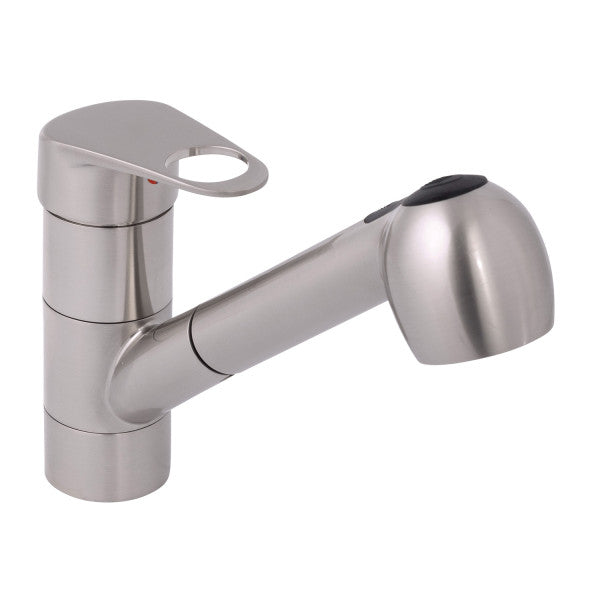 Ambassador Marine – Nautilus- Pull-Out Galley Faucet for Marine and RV Sinks Brushed Nickel – 132-1003-NP