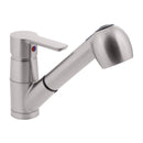 Ambassador Marine – Irva- Small Pull-Out Galley Faucet for Marine and RV Sinks Brushed Nickel – 132-2112-NP - Essenbay Marine