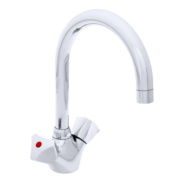 Ambassador Marine – Trinidad- High Arc Galley Faucet for Marine and RV Sinks Chrome – 133-0202-CP
