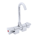 Ambassador Marine – Trinidad- Elite Folding Faucet "J" Spout, Chrome – 133-0210-CP - Essenbay Marine