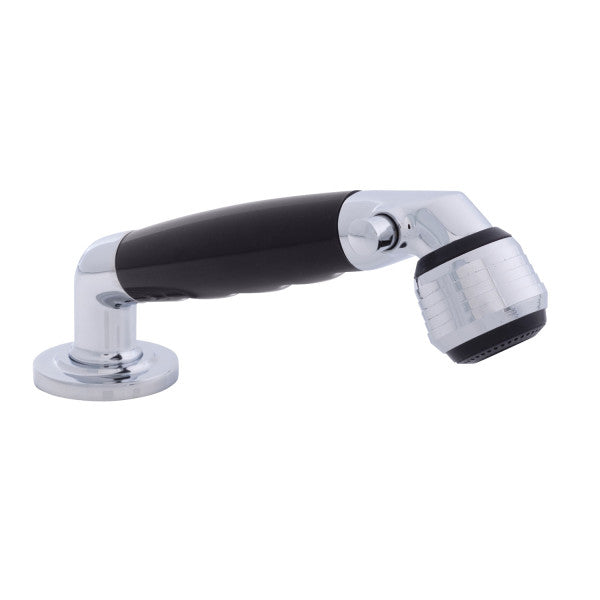 Ambassador Marine – Deck-Mount Sprayer- Classic Black Sprayer, 6' Stainless Steel Marine Hose, Low Profile Holder – 134-0034-KP-R