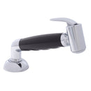 Ambassador Marine – Deck-Mount Sprayer- Hammer-Head Black Sprayer w/Elbow, 6' Stainless Steel Marine Hose, Elite Holder – 134-0045-KP-R - Essenbay Marine