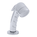 Ambassador Marine – Deck-Mount Sprayer- Small Chrome Sprayer No Hook, 6' White Rubber Marine Hose, Low Profile Holder – 134-0049-CW-R - Essenbay Marine