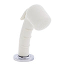 Ambassador Marine – Deck-Mount Sprayer- Small Warm White Sprayer No Hook, 6' Stainless Steel Marine Hose, Low Profile Holder – 134-0050-WH-R - Essenbay Marine