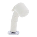 Ambassador Marine – Deck-Mount Sprayer- Small Warm White Sprayer No Hook, 10' White Rubber Marine Hose, Low Profile Holder – 134-0051-WH-R - Essenbay Marine