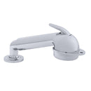 Ambassador Marine – Deck-Mount Sprayer- Large Chrome Sprayer w/Elbow, 6' Stainless Steel Marine Hose, Low Profile Holder – 134-0057-CP-R - Essenbay Marine