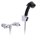 Ambassador Marine – Trinidad- 2H External Shower Mixer Small Black Sprayer, 6' Stainless Steel Marine Hose, Chrome/Black – 134-0207-CK - Essenbay Marine