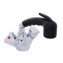 Ambassador Marine – Trinidad- Head/Shower Combo Faucet Small Black Sprayer (No Hook, 6' Black Rubber Marine Hose) Chrome/Black – 134-0213-CK - Essenbay Marine