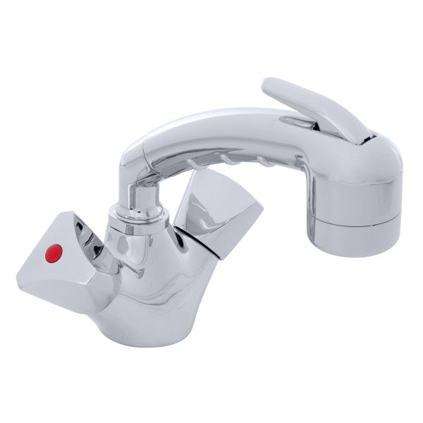 Ambassador Marine – Trinidad- Head/Shower Combo Faucet Small Chrome Sprayer (No Hook, 6' Black Rubber Marine Hose) Chrome – 134-0213-CP