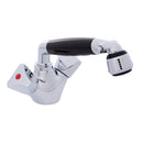 Ambassador Marine – Trinidad- Head/Shower Combo Faucet Classic Warm White Sprayer, 6' Stainless Steel Marine Hose, Chrome/Warm White – 134-0224-CW - Essenbay Marine