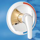 Ambassador Marine – * Pacifica- 1H PB Shower Mixer Chrome/18k Gold – 134-0805-CG - Essenbay Marine
