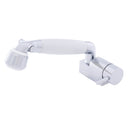 Ambassador Marine – Aidack- Pull-Out Deck Tap Cold Only, Classic Arctic White Sprayer, 6' Stainless Steel Marine Hose Chrome/Arctic White – 134-1734-CA - Essenbay Marine