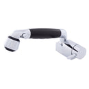 Ambassador Marine – Aidack- Pull-Out Deck Tap Cold Only, Classic Black Sprayer, 6' Stainless Steel Marine Hose Chrome/Black – 134-1734-CK - Essenbay Marine