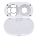 Ambassador Marine – Transom Cup & Lid Set All Plastic, Arctic White – 136-0010-AW - Essenbay Marine