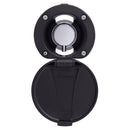 Ambassador Marine – Aidack- Recessed Control Valve Hot/Cold Mixer, Black Cup & Lid, Chrome Aidack Handle – 136-1711-CK - Essenbay Marine