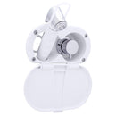 Ambassador Marine – Aidack- Transom Shower Hot/Cold Mixer, Arctic White Cup & Lid, Hammer-Head Arctic White Sprayer, 6' White Rubber Marine Hose, Chrome Aidack Handle – 136-1712-AW - Essenbay Marine