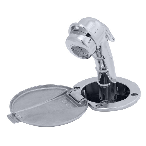 Ambassador Marine Recessed Shower Small Sprayer 316 SS Lid