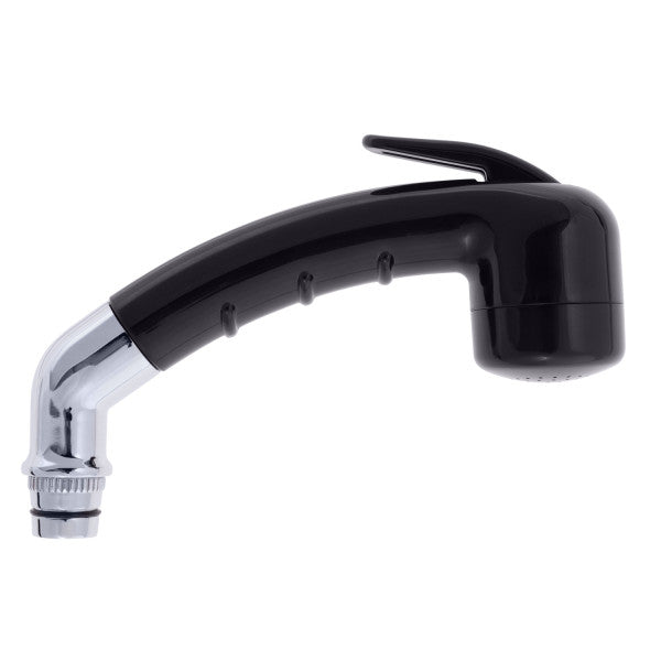 Ambassador Marine – Small Marine Sprayer for Faucet, No Hook, 15/1-M w/Locking Teeth Black – 138-0005-KP-R