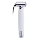 Ambassador Marine – Hammer-Head Sprayer, No Hook, 1/2 in NPS Chrome/Arctic White – 138-0301-CA-R - Essenbay Marine