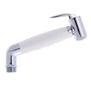 Ambassador Marine – Hammer-Head Sprayer, No Hook, w/Elbow 1/2 in NPS Chrome/Arctic White – 138-0303-CA-R - Essenbay Marine