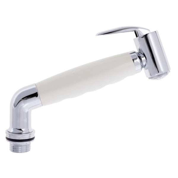 Ambassador Marine – Hammer-Head Sprayer w/Elbow for Elite Deck Holder, No Hook Chrome/Warm White – 138-0311-CW