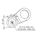 TACO FENDER LOCK, ALUMINUM CLEAR SATIN  F18-0186VEL - Essenbay Marine