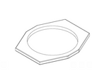 TACO Marine Aluminum Weld on Drink Holder Mill Finish   F36-2660AEY-2