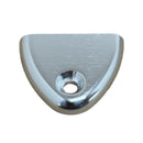 TACO Metals Brite Dipped Half Oval Solid Aluminum Pad 1-5/8" X 2" F32-0601BXZ - Essenbay Marine