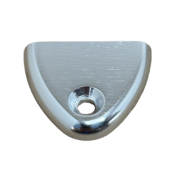 TACO Metals Brite Dipped Half Oval Solid Aluminum Pad 1-5/8" X 2" F32-0601BXZ - Essenbay Marine