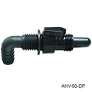 T-H Marine 3/4" Barbed 90 Degree Aerator Spray Head / Shut-off Valve AHV-90-DP - Essenbay Marine