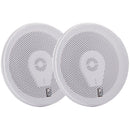 Poly-Planar MA-8505W 5" 200 Watt Titanium Series Speakers - White [MA8505W] - Essenbay Marine