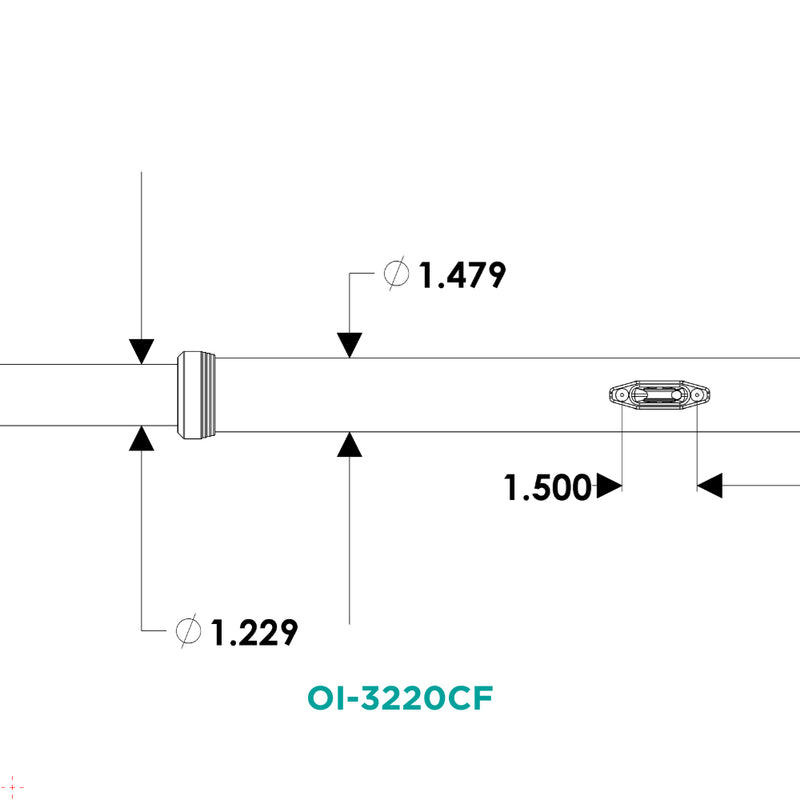 TACO Open Water Internal & Collapsible Carbon Fiber Outrigger Poles 20'  OI3220CF - Essenbay Marine
