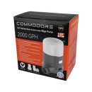 COMMODORE A31-Series Non-Automatic Bilge Pump  2000GPH/12V  CM-A31-2000B