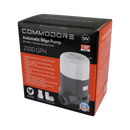 COMMODORE B31-Series Automatic Amp Sensor Bilge Pump 2000 GPH/12V  CM-B31-2000B