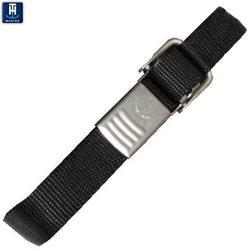 T-H Marine 42" Replacement Battery Strap w/ Stainless Steel Buckle BS-1-42SS - Essenbay Marine