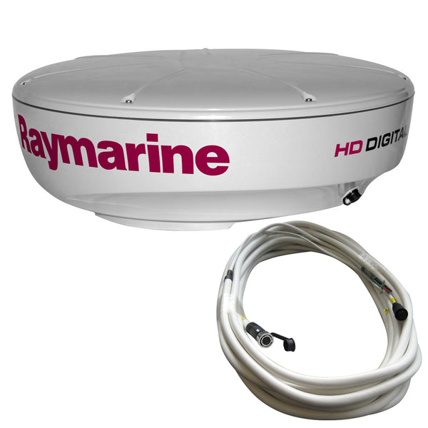 Raymarine RD418HD Hi-Def Digital Radar Dome w/10M Cable [T70168] - Essenbay Marine