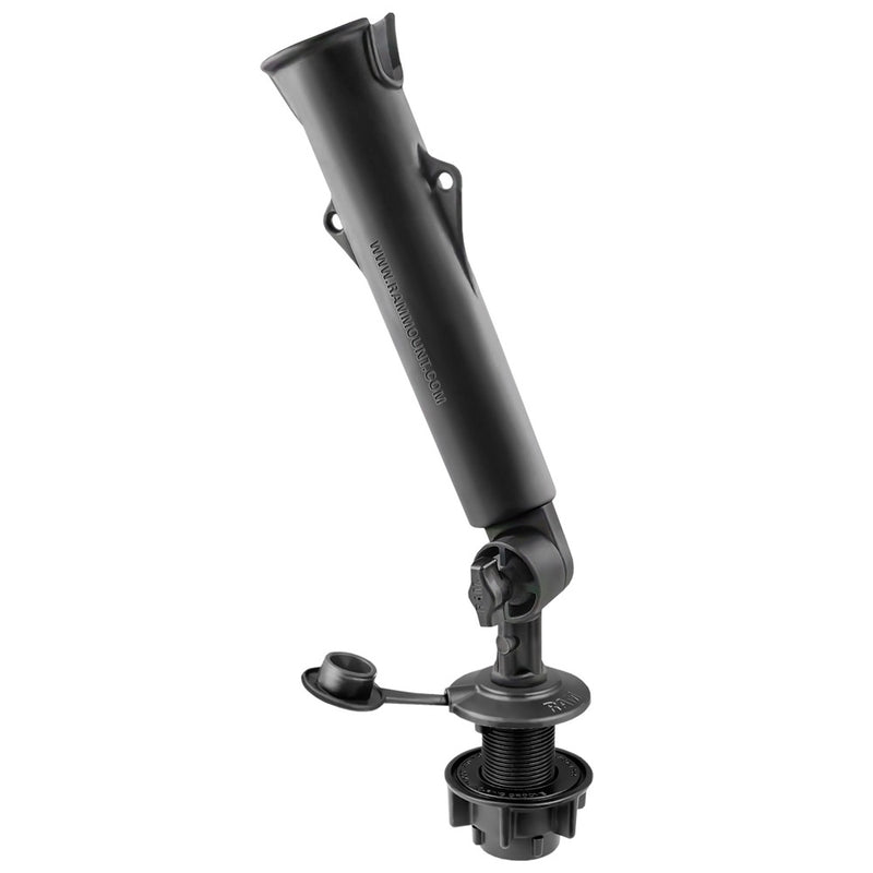 RAM Mount RAM Tough-Tube Fishing Rod Holder w/3" Length Spline Post  Round Flush Mounting Base [RAP-394-SSFMTU] - Essenbay Marine