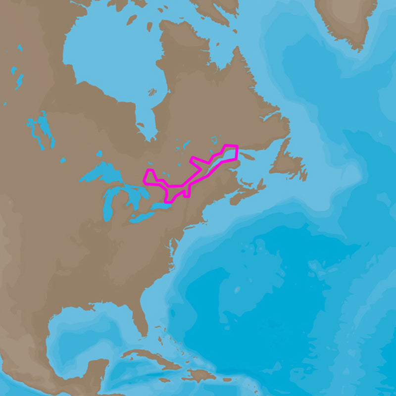C-MAP  4D NA-D935 St Lawrence River [M-NA-D935-MS] - Essenbay Marine
