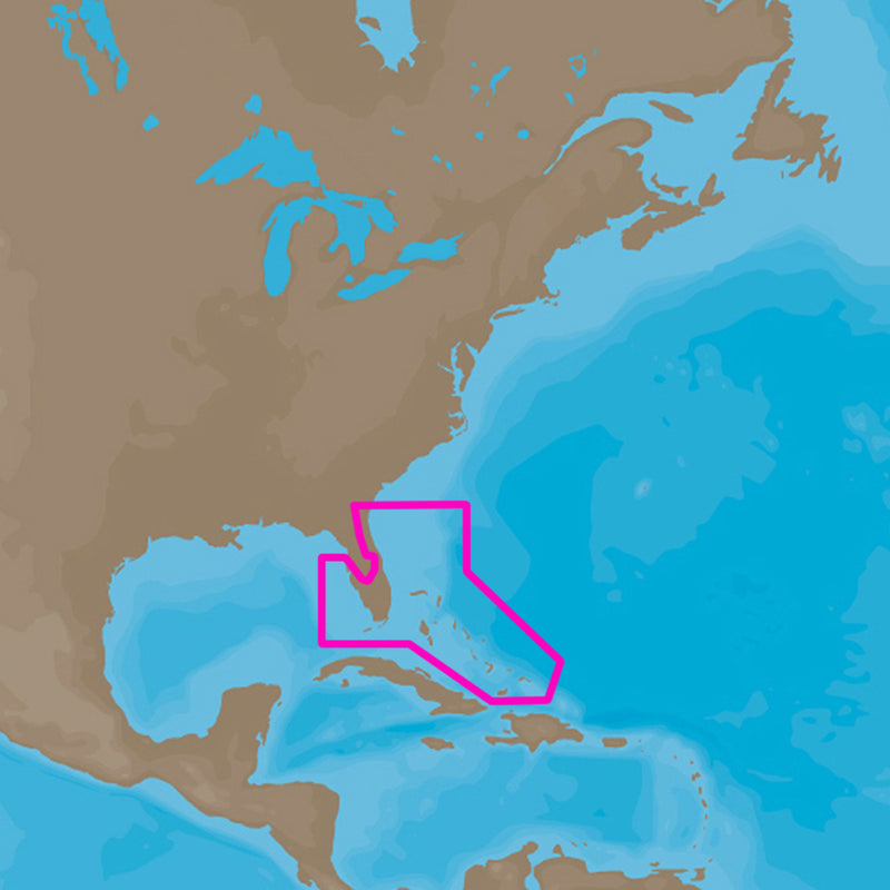 C-MAP  4D NA-D943 Florida & The Bahamas [M-NA-D943-MS] - Essenbay Marine