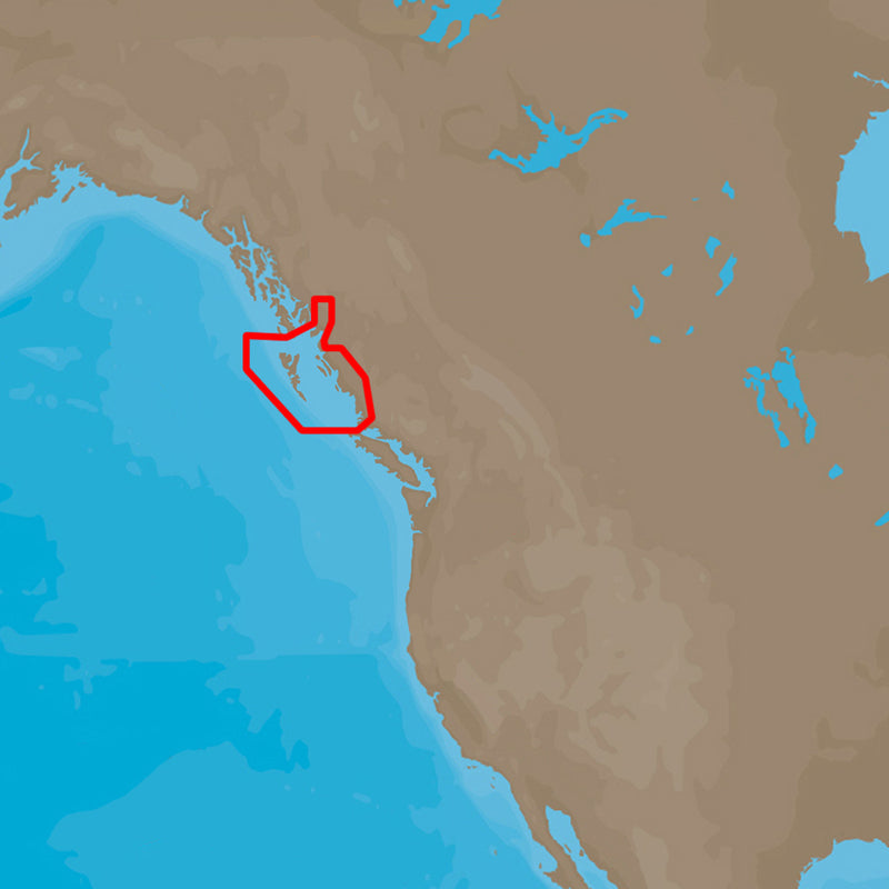 C-MAP  4D NA-D958 Queen Charlotte, SD to Dixon Entrance [M-NA-D958-MS] - Essenbay Marine