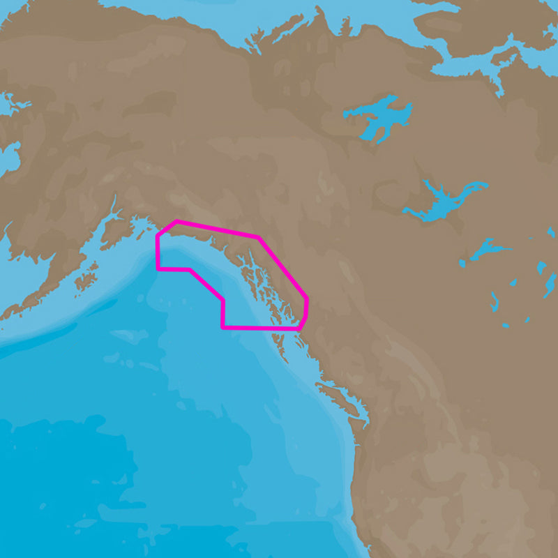 C-MAP  4D NA-D959 Dixon Entrance to Cape St. Elias [M-NA-D959-MS]
