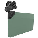 RAM Mount Suction Cup Mount w/Dark Green Sun Visor - 50% Tint [RAM-B-166-326-VIS-G1U] - Essenbay Marine